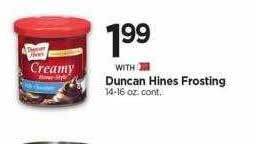 Duncan hines frosting