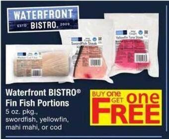 ACME Waterfront bistro fin fish portions offer