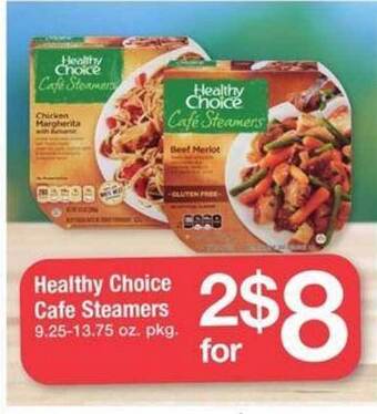 ACME Healthy choice cafe steamers offer