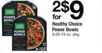 ACME Healthy choice power bowls offer