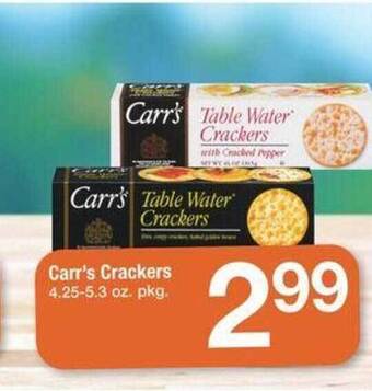 ACME Carr's crackers offer