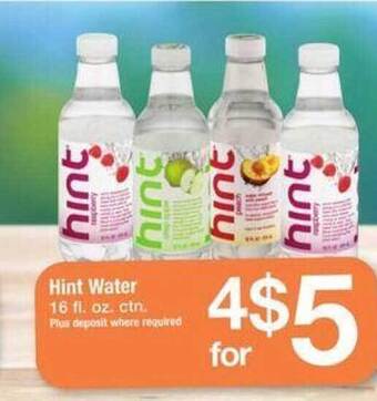 ACME Hint water offer