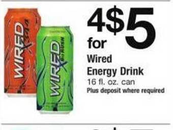ACME Wired energy drink offer