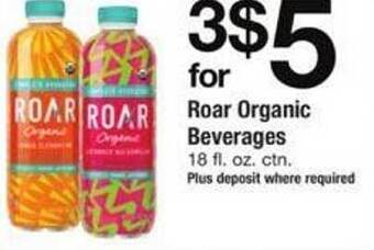 ACME Roar organic beverages offer