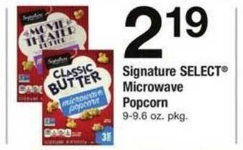 ACME Signature select microwave popcorn offer