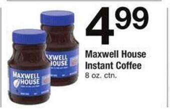 ACME Maxwell house instant coffee offer