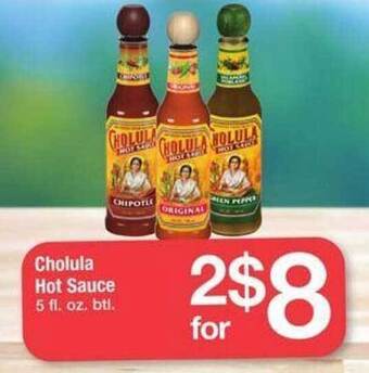 ACME Cholula hot sauce offer