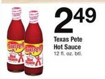 ACME Texas pete hot sauce offer