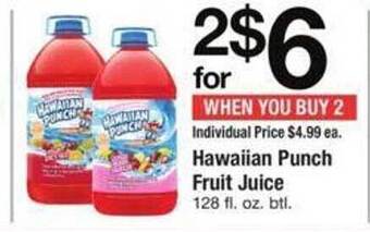 ACME Hawaiian punch fruit juice offer