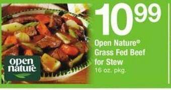 ACME Open nature grass fed beef for stew offer