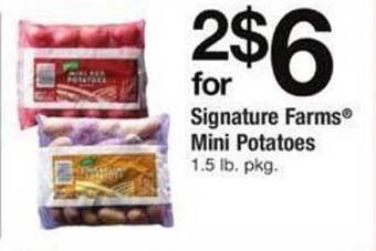ACME Signature farms mini potatoes offer