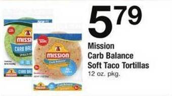 ACME Mission carb balance soft taco tortillas offer