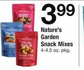 ACME Nature's garden snack mixes offer