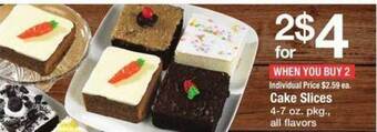 ACME Cake slices offer
