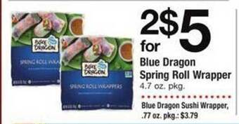 ACME Blue dragon spring roll wrapper offer
