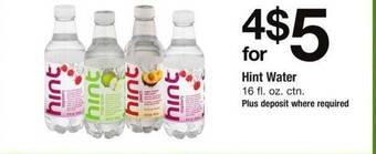 ACME Hint water offer