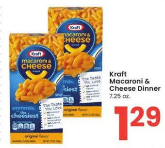 Albertsons Kraft Macaroni & Cheese Dinner 7.25 oz. offer