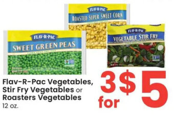 Albertsons Flav-R-Pac Vegetables, Stir Fry Vegetables or Roasters Vegetables 12 oz. offer