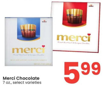 Albertsons Merci Chocolate 7 oz. offer