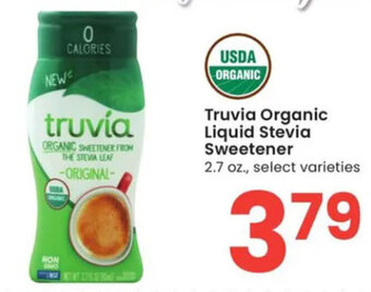 Albertsons Truvia Organic Liquid Stevia Sweetener offer