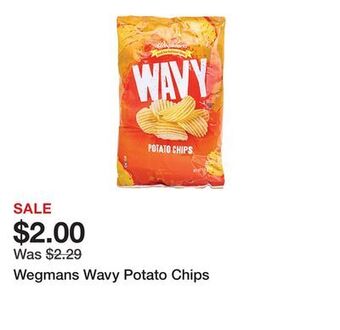 Wegmans Wegmans wavy potato chips offer