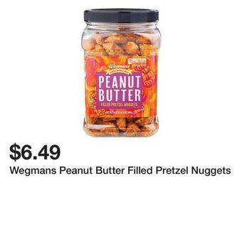 Wegmans Wegmans peanut butter filled pretzel nuggets offer