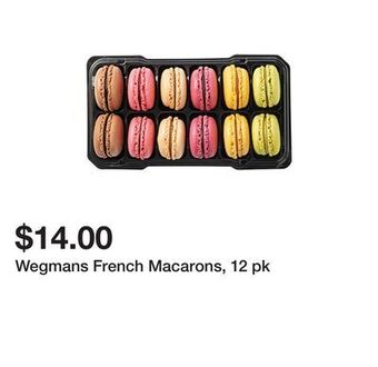 Wegmans Wegmans french macarons, 12 pk offer
