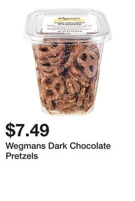 Wegmans Wegmans dark chocolate pretzels offer