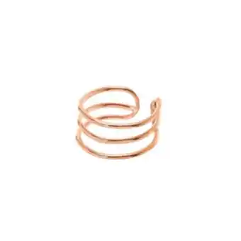 Claire's Rose gold triple wire band ear cuff offer