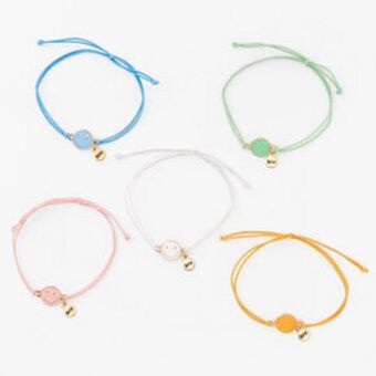 Claire's Best friends happy face bracelets - 5 pack offer