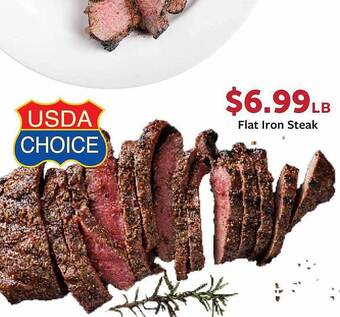 Fareway Flat iron steak offer