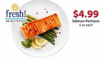 Fareway Salmon portions offer