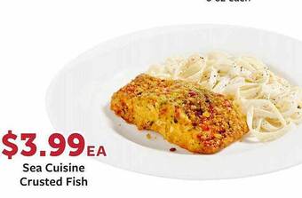 Fareway Sea cuisine crusted fish offer
