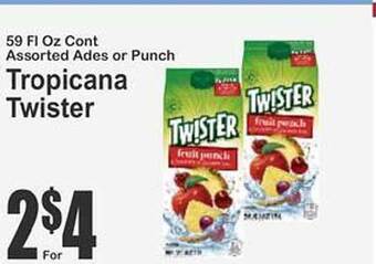 Key Food Tropicana twister offer