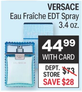 CVS Versace eau fraîche edt spray 3.4 oz. offer
