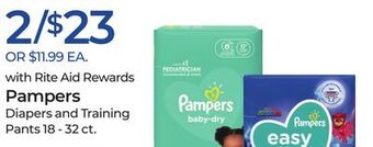 Rite Aid Pampers offer