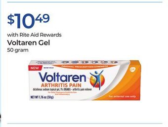 Rite Aid Voltaren gel offer