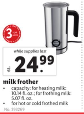 Lidl Milk frother offer