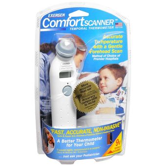 Comfort scanner temporal thermometer