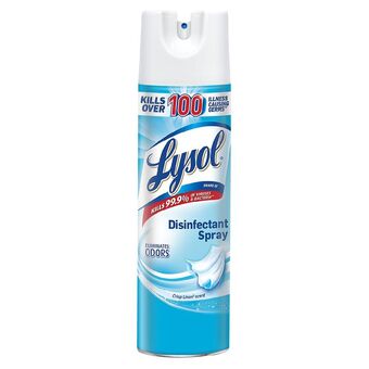 Walgreens Disinfectant spray crisp linen offer