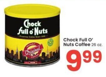 Albertsons Chock Full O' Nuts Coffee 26 oz. offer