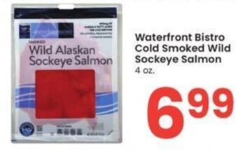 Albertsons Waterfront Bistro Cold Smoked Wild Sockeye Salmon 4 oz. offer