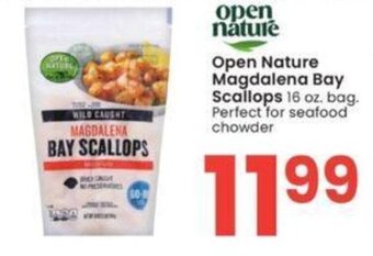 Albertsons Open Nature Magdalena Bay Scallops 16 oz. offer