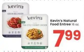Albertsons Kevin's Natural Food Entree 16 oz. offer