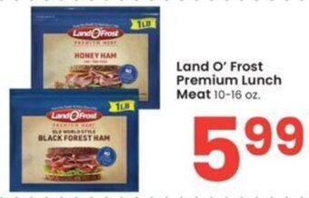 Albertsons Land O' Frost Premium Lunch Meat 10-16 oz. offer