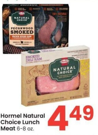 Albertsons Hormel Natural Choice Lunch Meat 6-8 oz. offer