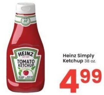 Albertsons Heinz Simply Ketchup 38 oz. offer