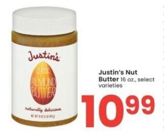 Albertsons Justin's Nut Butter 16 oz. offer