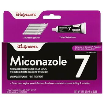 Walgreens Miconazole 7 vaginal antifungal cream offer