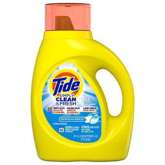 Walgreens Simply clean & fresh liquid laundry detergent, refreshing breeze offer